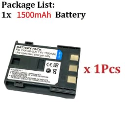 1500mah NB-2LH NB 2L 2LH NB-2L Battery for Canon EOS Rebel XT XTi 350D 410D G7 G9 S70 S80 ZR500 ZR950 ZR960 HG10 with Charger