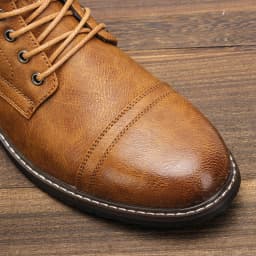 Comfortable Spring Leather Ankle Boots for Men 2025 fashion Men Boots