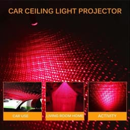 LED Car Roof Star Atmosphere Lights Projector Light Interior Ambient Atmosphere Galaxy Lamp Decoration Light USB Plug