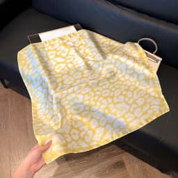70*70cm Women's Square Silk Scarf Soft Satin Polka Dot Wrap Foulard Lady Neckerchief Bandannas Hair Skinny Tie Hijab Shawls