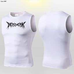 Anime Berserk Guts Print Compression Vest Men Gym Fitness Mens Vest Quick Dry Bodybuilding Tank Top Muscle Sleeveless Shirt