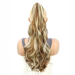 Synthetic Long Curly Ponytail Heat-resistant Claw Clip in Hair Extension Daily Easy to Wear Hairpiece for Women