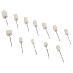 Wool Felt Buffing Wheels Mounted Mandrel Polishing Wheel Buff Set Jewelry Watch Polish Dremel Accessories Power Rotary Drill Too