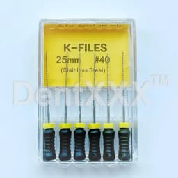 6PCS Multi-Size Stainless Steel Hand 25MM Files Set Precision Tools