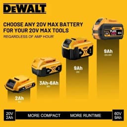 DeWALT 100% Original Battery 20V/60V 9000mAh MAX FlexVolt for DCB606 DCB205 DCB206 DCB209 DCB182 Power Tool Air Transport