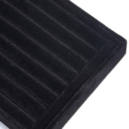 1 Pc Velvet Jewelry Storage Tray Ring Earring Display Box Brooche Handicraft Classification Organizer Exquisite Tray Case