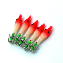 Glow Blowing Tube Fishing Hook Soft Squid Hook Glow Squid Hook Sea Fishing Biomimetic Bait
