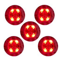 10/5PCS LED Coaster 3 Modes with Battery Powered Wine Glass Mat Cup Pad Sticker Bottle Drinking Club Bar Party Decor Night Light