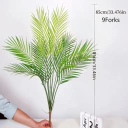 125CM Artificial Plants Large Palm Trees Green Realistic Tropical Fake Trees Indoor And Outdoor Shrubs Home Room Decoration