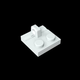 Gobricks GDS-825 Hinge Plate 2 x 2 Locking with 1 Finger on Top compatible with lego 92582 pieces of children's DIY