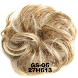 Zolin Synthetic Messy Curly Hair Bun Scrunchie Chignon Donut Elastic Rope Rubber Band Hair Bun Pad Updos Hairpiece