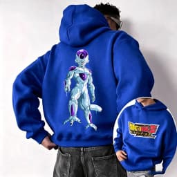 Dragon Ball Freeza Cartoon Anime 2026 New Spring and Autumn Men's and Women's Fashion Hooded Sports Hoodie