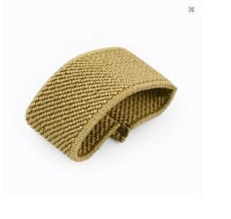 Elastic Nylon Belts Loop Waistband Elasticity Ring Fixed Buckle Trouser Belt Loops Keeper Webbing Rubber Band Tail Clip