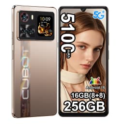 Cubot X100 Android 15 Dimensity 7025 5G Smartphone 6.88" 120Hz, 16GB(8+8) RAM 256GB ROM 64MP Camera 5100mAh 33W NFC Mobile Phone