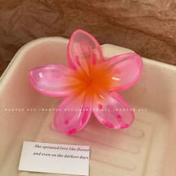Elegant Gradient Hair Clips Flower Hair Claws Big Size Fashion Head Wear Hairpin for Women Girls Crab Barrette Hair Accessories