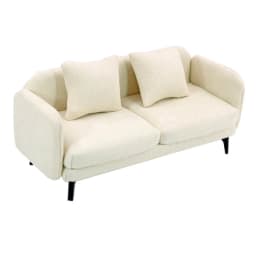 1:12 Dollhouse Wooden/Iron Fabric Double Single high-end Sofa Model Miniature Furniture Armchair Sofa Footstool Doll Decor Toy