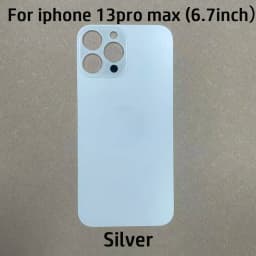 Back Cover Glass For iPhone 13 Pro /13 Pro Max, Rear Battery Door Housing Replacement Repair Part