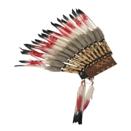 American Chief Indian Native Feather Headdress Decoration Prop for Celebrations Carnivals Themed Party Dance Show Halloween