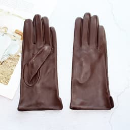 Summer Driving Thin Sheepskin Leather Gloves Women's Touch Screen Single Unlined Straight Style Motorcycle Riding Gloves