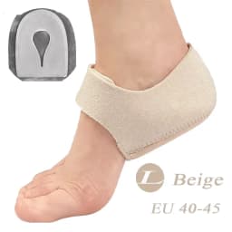Plantar Fasciitis Heel Spur Foot Support With U-Shaped Silicone Gel Heel Cups for Heel Pain Relief Insoles for Man Woman Walking