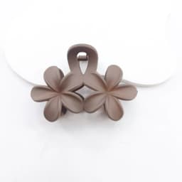 Flower Hair Claw Clips Non-Slip Matte 1/2 PCS Flower Hair Clips Women Cute Hair Clips, Hawaiian Hair Flower Clip Large Plumeria