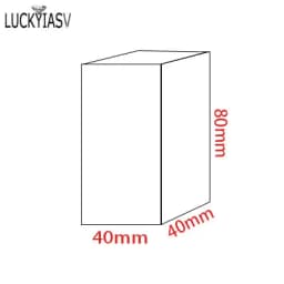 Acrylic Plexiglass Square Stamping Transparent Block Cosmetics Display Stand Photography Props Dolls Perfume Ring Jewelry Holder