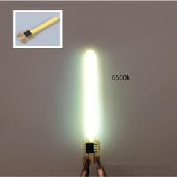 3V Cob 40mm 59mm 70mm Meteor Shower Flowing Water Lamp Led Filament Light Diodes Parts With Buckle No Need Welding 2pin/Battery
