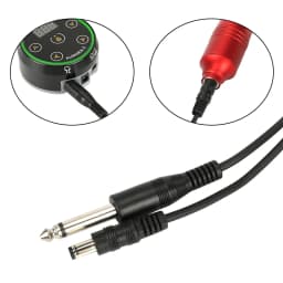 High Quality Tattoo Machine Clip Cord RCA/DC Plug For Tattoo Power Supply Pedal Hook Line Audio Cable Permanent Makeup Accessory