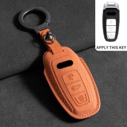 Car Key Case Cover For Audi A1 A3 8P A4 B9 A5 A6 C7 8S A7 A8 Q3 Q5 Q7 4M S4 S5 S6 S7 S8 RS3 RS6 SQ5 TTS Car Keychain Accessories