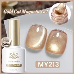 BORN PRETTY 10ml Auroras Glitter Cat Magnetic Gel Nail Polish Jelly Glass Bead Semi Permanent Soak Off UV LED Varnish Manicure
