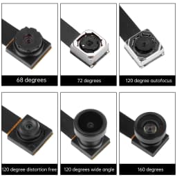 OV5640 Camera Module 68 72 120 160 Degree High-definition 5 Million Pixels 24PIN DVP Interface for MCU/development board /STM32
