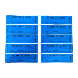 100pcs blue tamper proof label sticker/(90x25mm) Tear off invalid warranty seal sticker unique serial number high security label