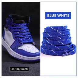 New Twill Two-Tone Shoelaces for Sneakers Flat Shoelace Pattern Premium Colorful Shoe Laces Athletic Unisex Shoestring 1pair