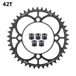 VXM Narrow Wide Chainring 104 BCD with Bolts 30T-52T MTB Chain Ring Oval / Round Coroa 104bcd 38 36 Teeth 8v 9v 10v 11v 12v