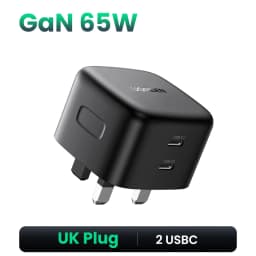 UGREEN UK Plug GaN 100W 65W Fast Charger QC 4.0 3.0 for Macbook Air Tablet iPhone 18 17 16 Pro Max Xiaomi USB Type C PD Charger