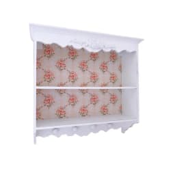 Vintage wall-mounted shelf, hallway, bedroom, kitchen ledge, storage rack, wall-mounted storage rack, coat and hat hanging woode