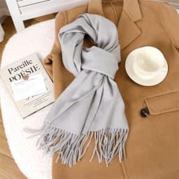 70Color Solid Winter Women Scarf Warm Thicken Cashmere Shawl Outdoor Tassels Pashmina Lady Wrap Windproof Scarves Fashion Luxury