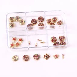 10pcs Nail Art Alloy Rhinestones Decorations Moon Magic Wand Various Shape Nail Charms Jewelry Luxury Shiny Strass Accessories