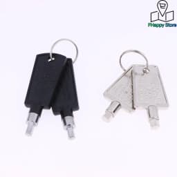 2Pcs Freezer Refrigerator Door Key Lock Pentagon Keys Part Accessories For Haier