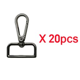5-30pcs Metal Swivel Clasp Lobster Snap Hooks 16-38mm Dog Collar Buckles Key Belt Clip Bag Strap DIY Accessories