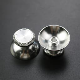 YUXI 2PCS Metal Analog Joystick Thumb Stick Grip Cap Replacement Parts for PS5 Controller Thumbstick Replacement