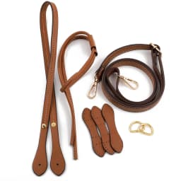 1Set Handmade PU Leather Bag Strap Handbag Woven High Quality Bags Crafts With Hardware Shoulder Crossbody Straps Accessories