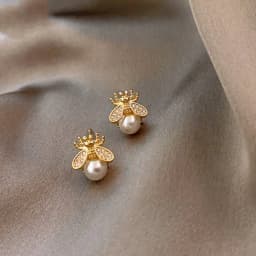 Cute Rabbit Red Heart Asymmetry Stud Earrings For Women Sweet Daisy Flower Animal Earring Birthday Party Wedding Jewelry