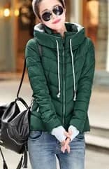 clothes Winter XXXL Jacket Women hooded Solid Color Short Female Coat Parka Outwear For Women Jaqueta Feminina Inverno