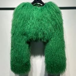 YOLOAgain Plus Size 8XL Women's Real Mongolia Sheep Fur Jacket Cropped Jacket Streetwear