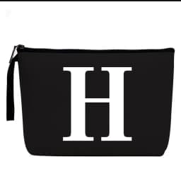 Cosmetic Bag Letter Pattern MakeUp Bag Toiletries Organizer Wash Storage Pouch Wedding Party Bride Gifts Makeup case Organizer