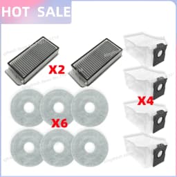 Fit For Dreame Matrix10 Ultra/ Matrix10 Pro/L60 Ultra PE/ X50 Master/ X50s Pro Master/ L40s Pro Ultra Brush Filter Mop Cloth Bag