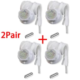 Black and White Flat Twist-Lock Shoelaces Easy-to-Install Automatic Shoelaces Outdoor Sports Shoelace Unisex 1Pair/2Pair