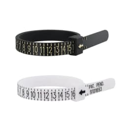PHYHOO Plastic UK US EU JP HK Size Ring Size Measuring Tools Finger Gauge Ring Sizer Belt Measurement Tool Jewelry Accessories