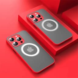 Luxury Armor Matte For Magsafe Magnetic Wireless Charging Case For iPhone17 14 15 16 17 Pro Max 12 13 Mini Plus Shockproof Cover